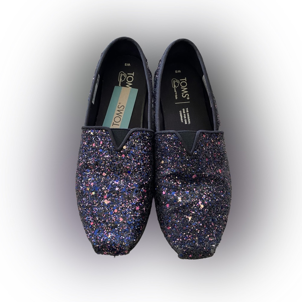 TOMS Alpargata Glitter slip-ons